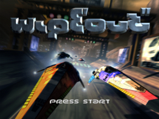 Wipeout title screen for Playstation